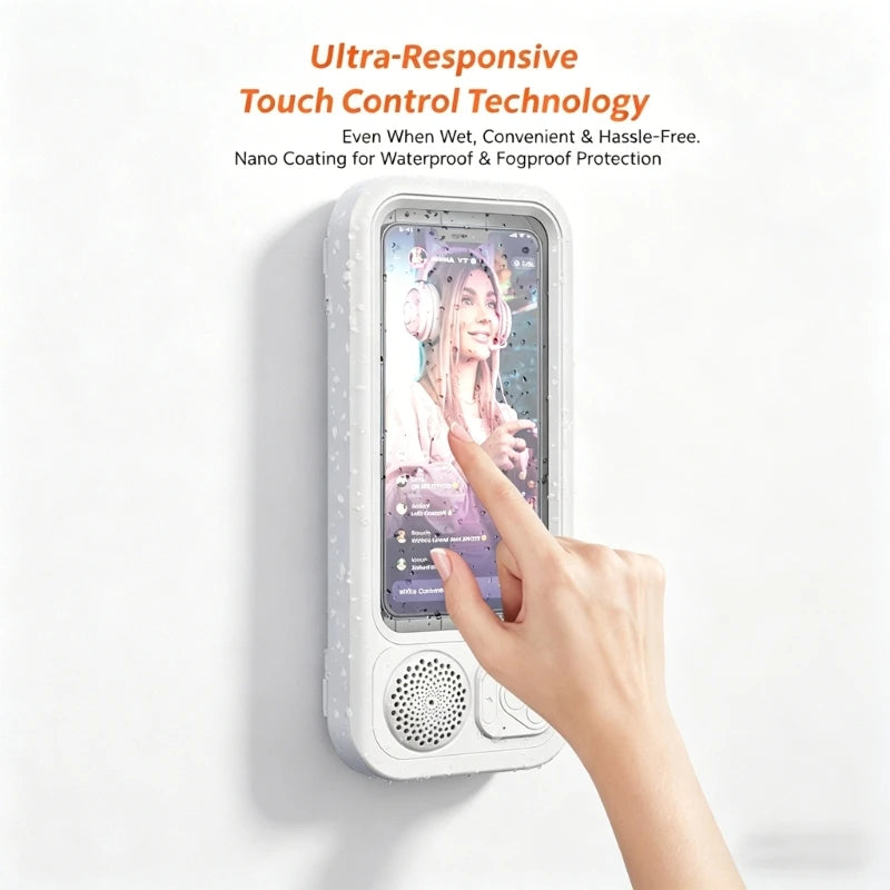 PortiAura™ Waterproof Bluetooth Phone Holder